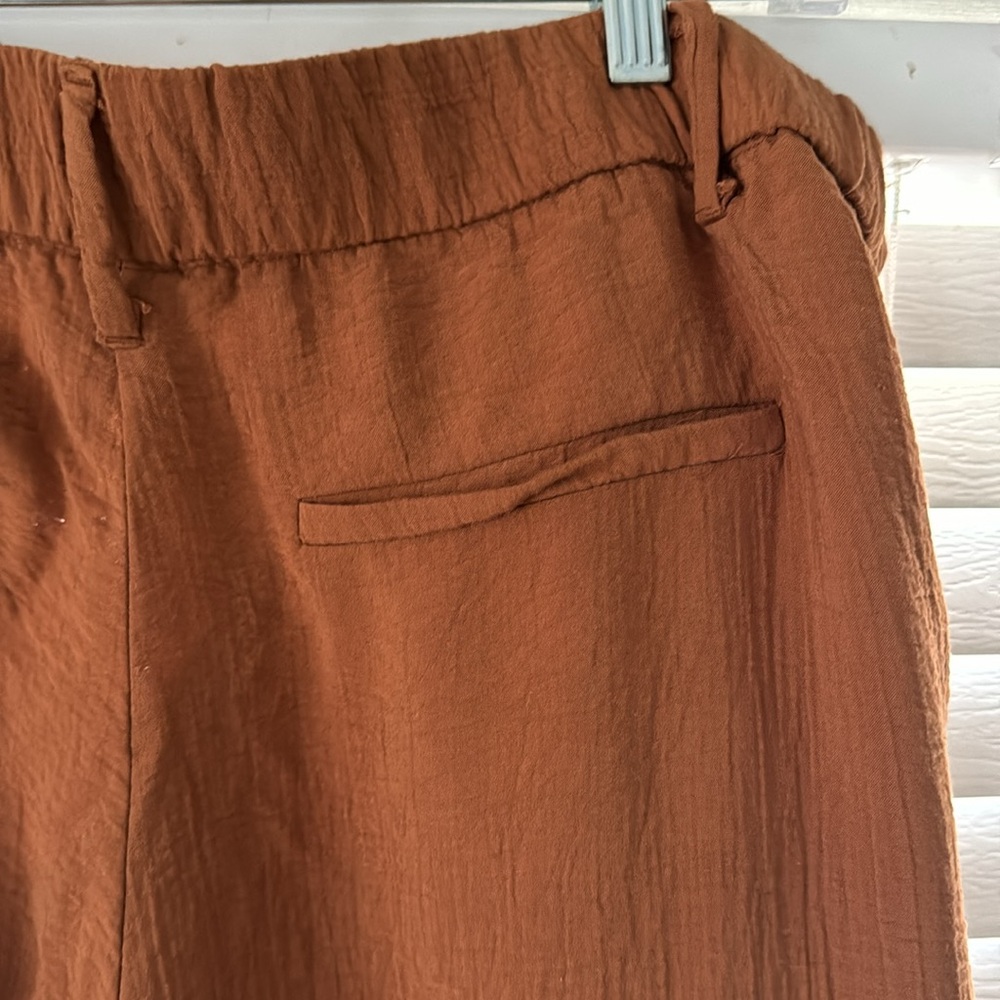 A new day gauze high-waisted wide leg pants - Picture 6 of 6